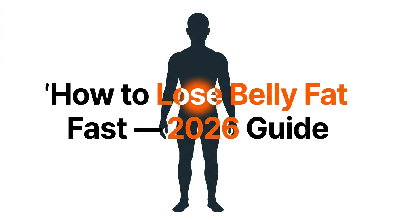 Belly fat loss guide 2026 — how to lose belly fat fast with science-backed strategies